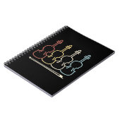 Viool Muziekmusicus Notitieboek (Linkerzijde)