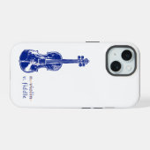 Viool Niet Fiddle Bluegrass Country Muziek Cadeau iPhone 15 Case (Achterkant horizontaal)