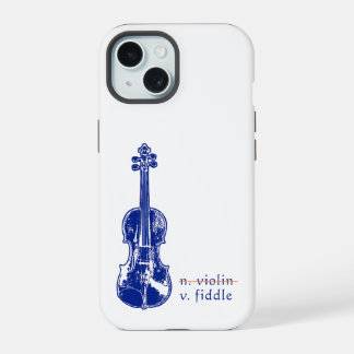 Viool Niet Fiddle Bluegrass Country Muziek Cadeau iPhone 15 Case