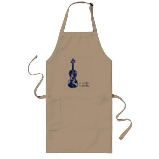 Viool Niet Fiddle Bluegrass Country Muziek Cadeau Lang Schort