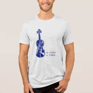 Viool Niet Fiddle Bluegrass Country Muziek Cadeau Tri-Blend Shirt