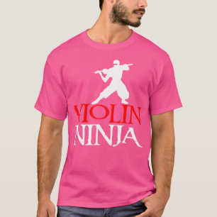 Viool Ninja Violist Fiddle Player Muziek Orche T-shirt