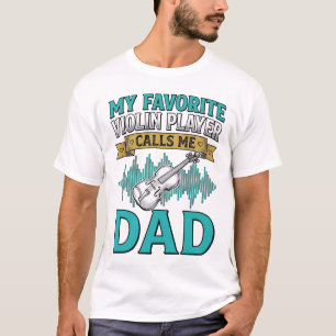 Viool papa shirt favoriete vioolspeler noemt me D
