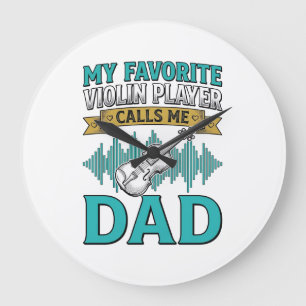 Viool papa shirt favoriete vioolspeler noemt me D Grote Klok