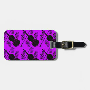 Viool,Rockende liefde_ Bagagelabel