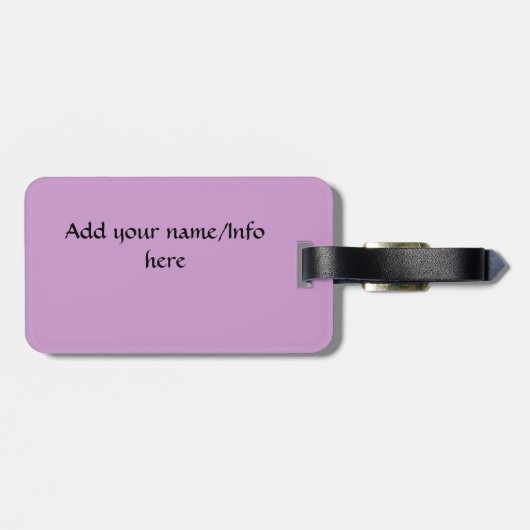 Viool,Rockende liefde_ Bagagelabel (Achterkant horizontaal)