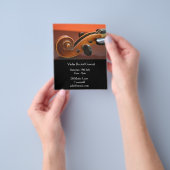 Viool snaarinstrument Recital muziekuitvoering Flyer (Hand)