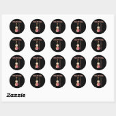 Viool snaarinstrument viool ronde sticker (Vel)