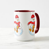 Viool Sneeuwman Mok (Voorkant rechts)