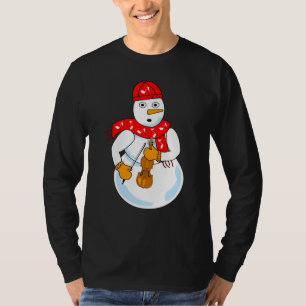 Viool Sneeuwman T-shirt