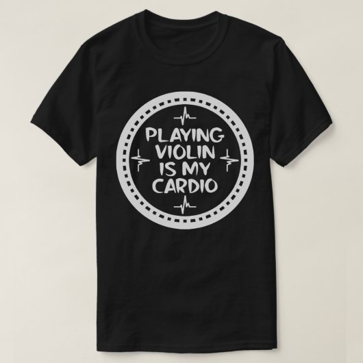 Viool spelen is mijn studio t-shirt (Design voorkant)