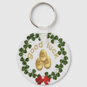 Viool St. Patrick's Day Sleutelhanger (Achterkant)