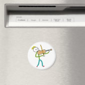 Viool Stickman Magneet (Insitu (Vaatwasser))