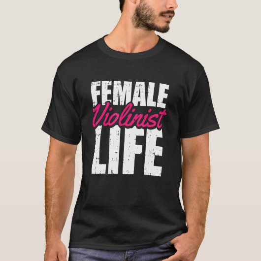 Viool Vedelaar Speelman Vioolspeler T-shirt (Voorkant)