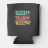 Viool Violist Fiddle Blikjeskoeler (Voorkant)