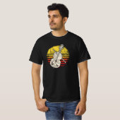 Viool Violist Retro Vintage T-shirt (Voorkant volledig)