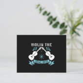 Viool - Viool Het Legale Middel Briefkaart (Staand voorkant)