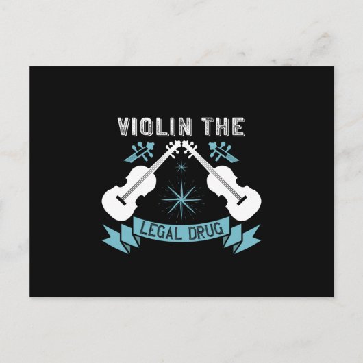 Viool - Viool Het Legale Middel Briefkaart (Voorkant)