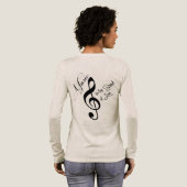 Viool Vrouwen T-shirt Viool (Achterkant)