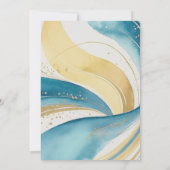 Viool Waterverf Wervelt Muziek Thema Verjaardag Kaart (Achterkant)