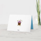 Viool- Wenskaart Kaart (Achterkant)