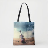 Viool woestijn rust, tote bag (Voorkant)
