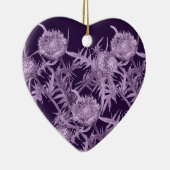 vioolbloempatroon keramisch ornament (Rechts)