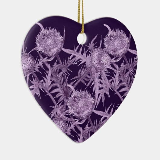 vioolbloempatroon keramisch ornament (Rechts)