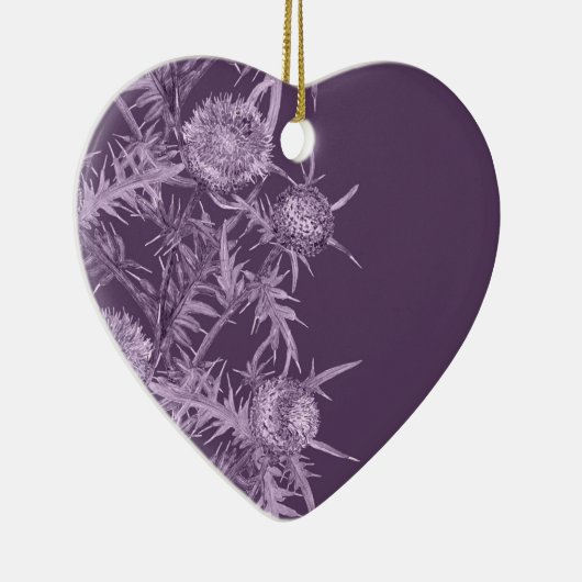 vioolbloempatroon keramisch ornament (Rechts)