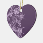 vioolbloempatroon keramisch ornament (Links)