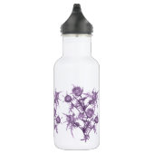 vioolbloempatroon waterfles (Rechts)