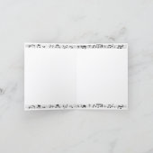 Vioolboog gelukkige verjaardag kaart (Binnen)