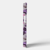 vioolbuisjes en roze vlinderpatroon Case-Mate iPhone case (Achterkant / Rechts)