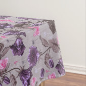 vioolbuisjes en roze vlinderpatroon tafelkleed (Voorbeeld)
