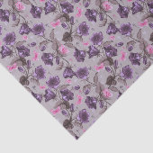 vioolbuisjes en roze vlinderpatroon tissuepapier (Detail)