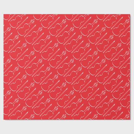 Vioolcontour Cadeaupapier (Vlak)