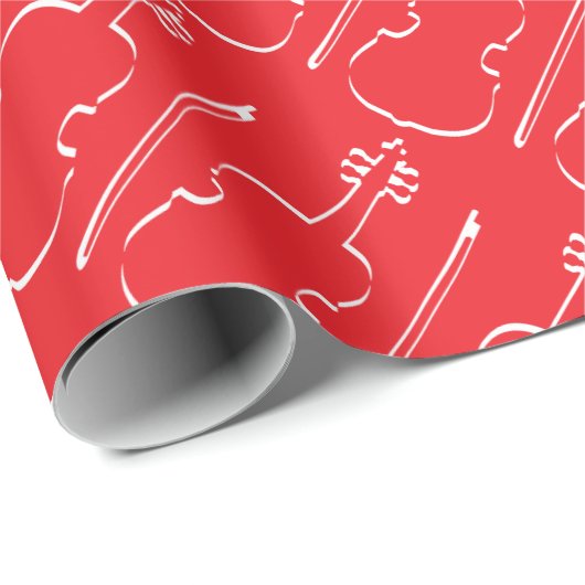 Vioolcontour Cadeaupapier (Rol Hoek)