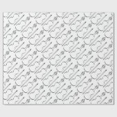 Vioolcontour Cadeaupapier (Vlak)