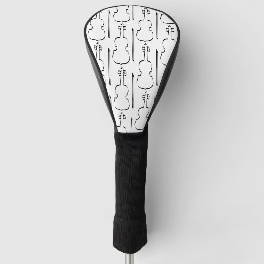 Vioolcontour Golfheadcover (Voorkant)