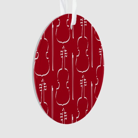 Vioolcontour Ornament (voorkant)