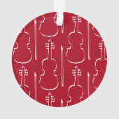 Vioolcontour Ornament (achterkant)