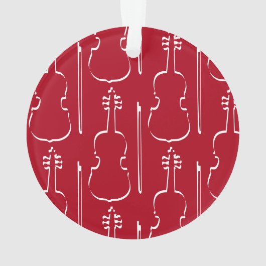 Vioolcontour Ornament (achterkant)