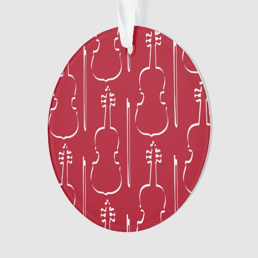 Vioolcontour Ornament (voorkant)