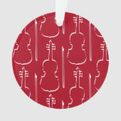 Vioolcontour Ornament (voorkant)