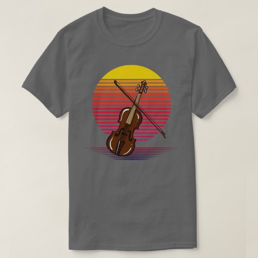 Viooldamp T-shirt (Design voorkant)