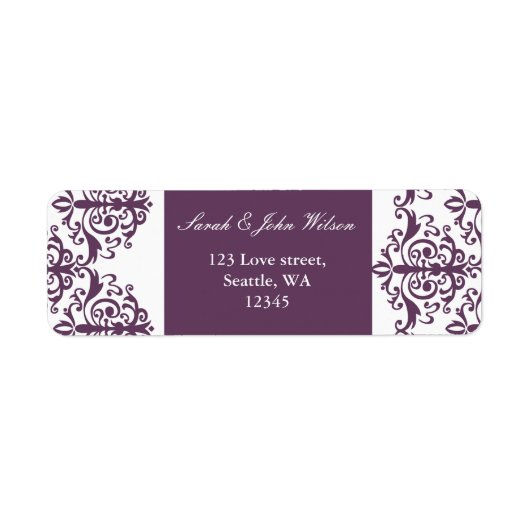 viooldampadreslijst etiket (Voorkant)