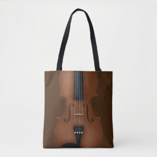 Viooldetail Elegante klassieke muziek Tote Bag