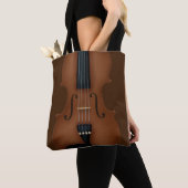 Viooldetail Elegante klassieke muziek Tote Bag (Dichtbij)