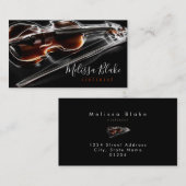 · Vioolfoto Visitekaartje (Voorkant / Achterkant)