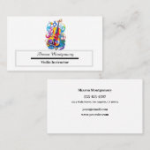 Vioolinstructeur Visitekaartje (Voorkant / Achterkant)